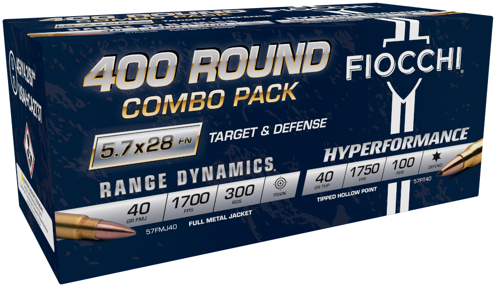 FIO 5.7X28 COMBO PACK 57FMJ40 & 57PT40 400/1 - Sale